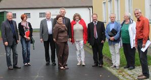 Die SPD-Kreisräte mit Bürgermeister Manfred Kratzer (rechts)